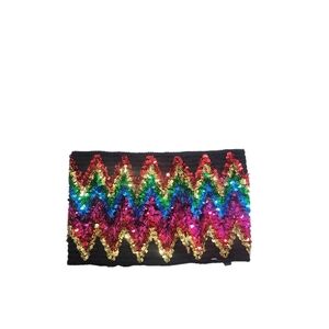 Topshop Multicolor Sequin Zigzag